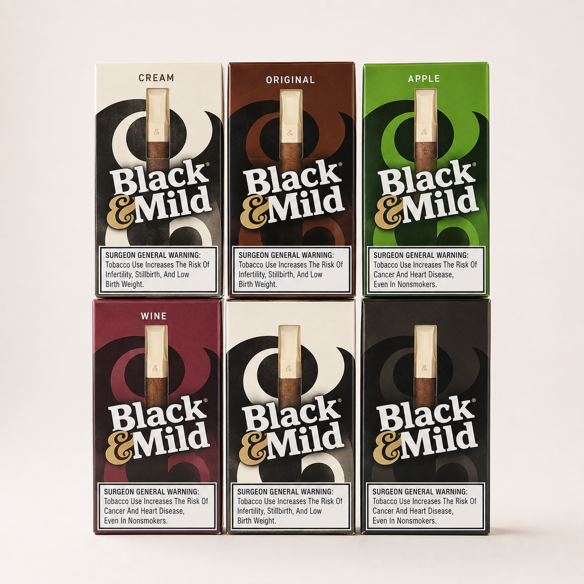 Black & Mild Plastic Tip 5pk