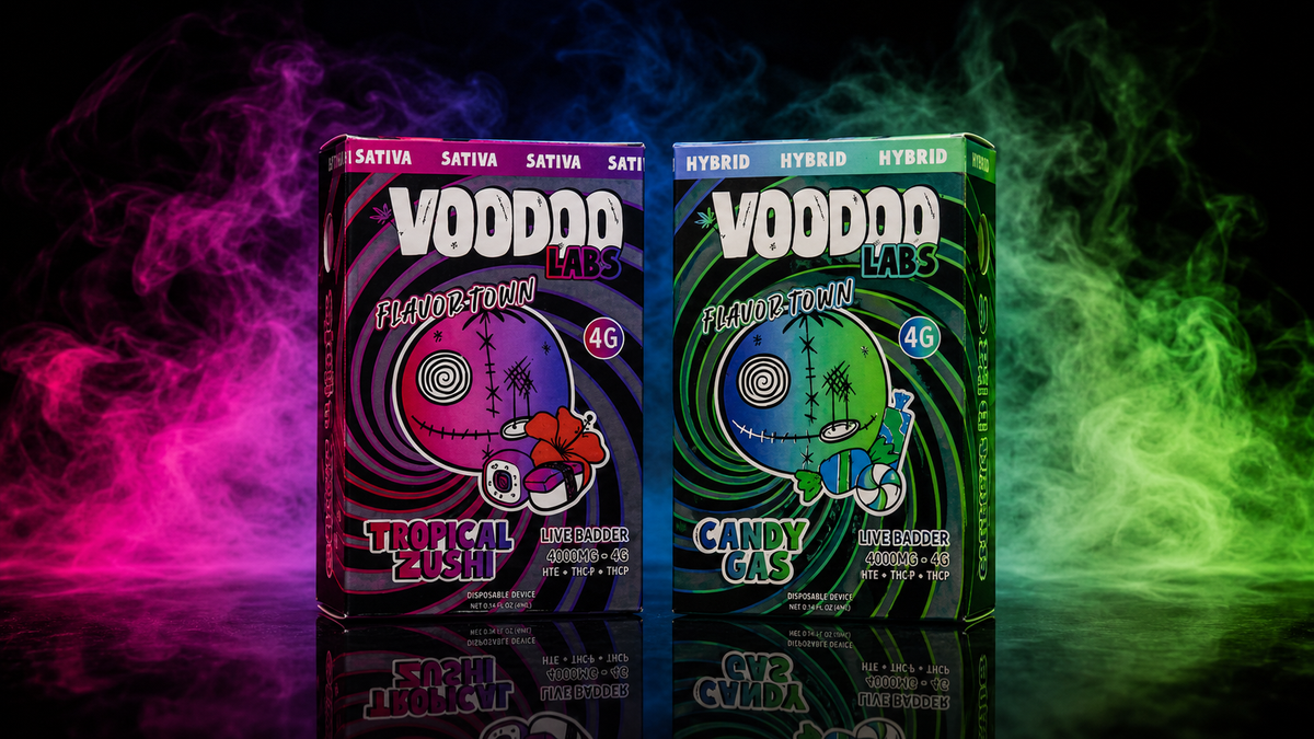 Voodoo Labs Flavor Town Live Badder Dispo 4G
