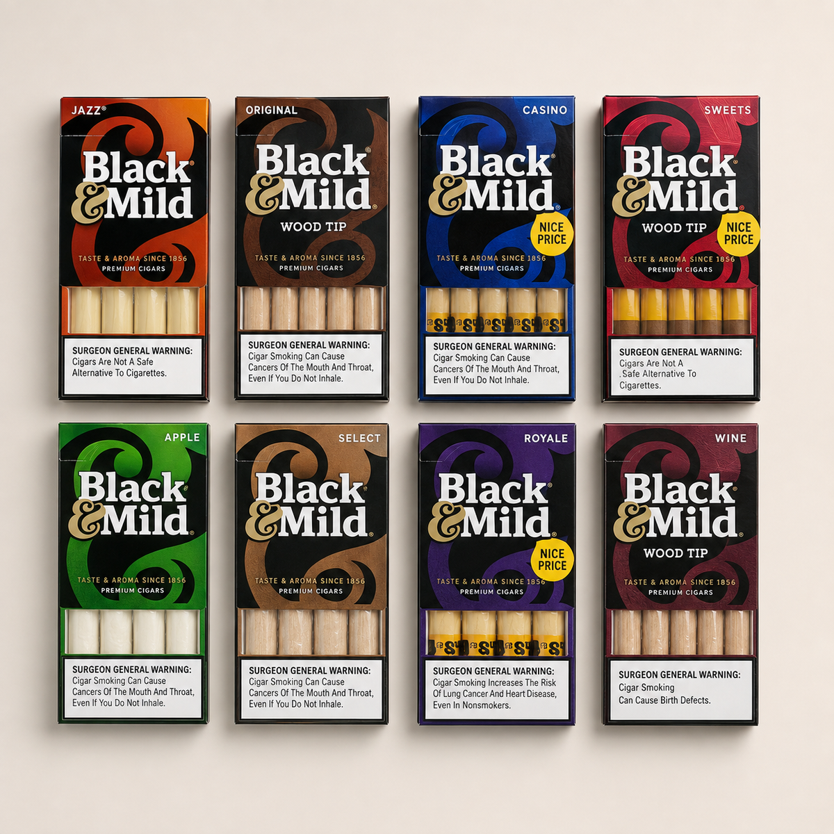 Black & Mild Wood Tip 5pk