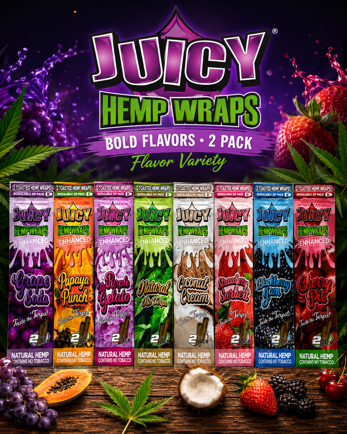 Juicy Hemp Wraps