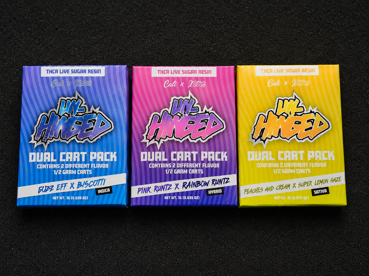 Cali x Maui Labs (Unhinged Dual Cart Pack) God's Gift / Biscotti Indica - 10545