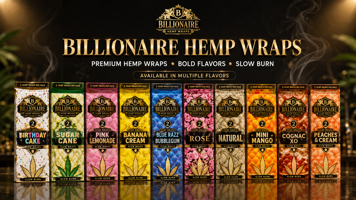 Billionaire Hemp Wraps 2ct